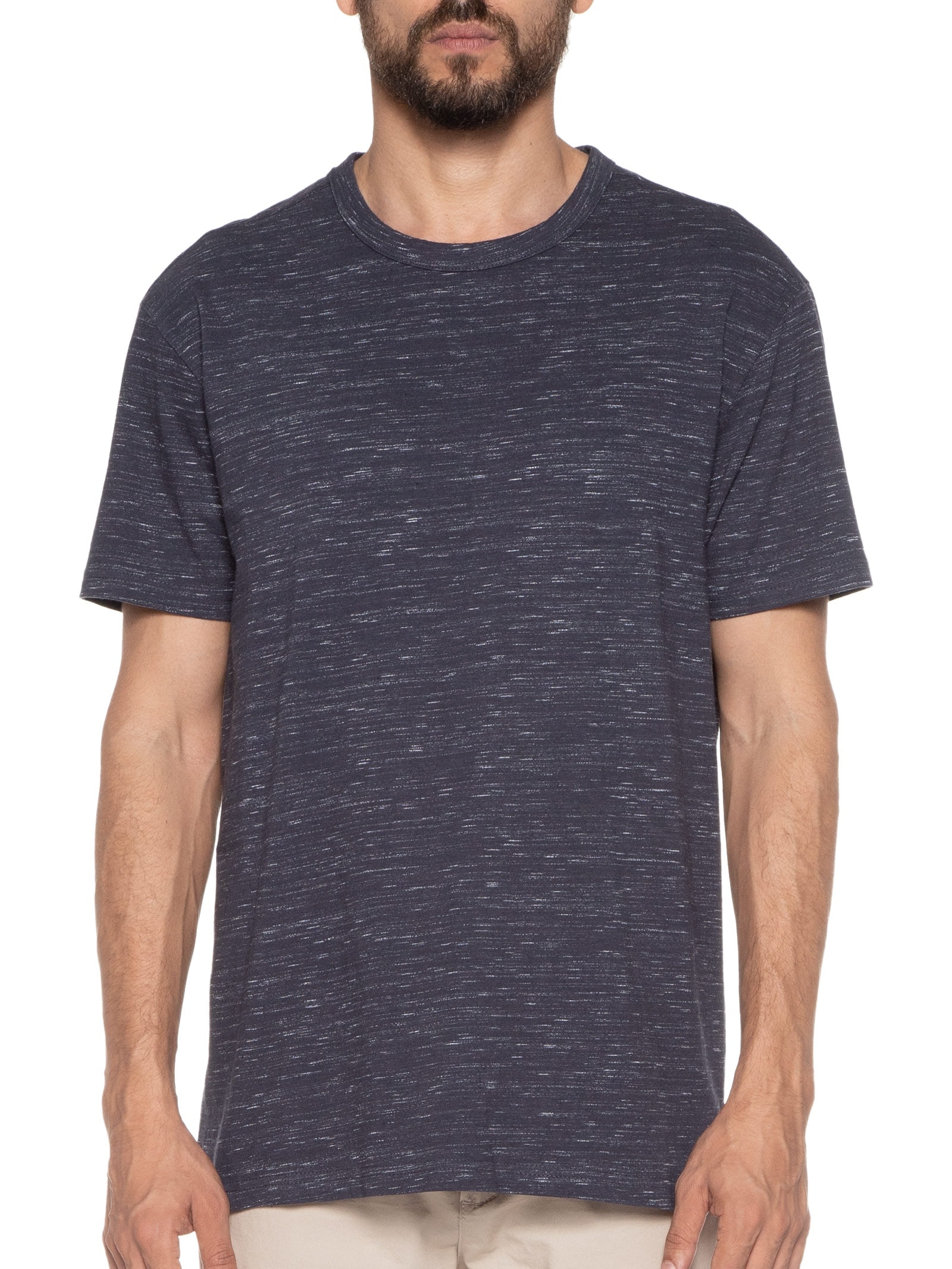 Camiseta Masculina Rajada Urban Azul Foxton