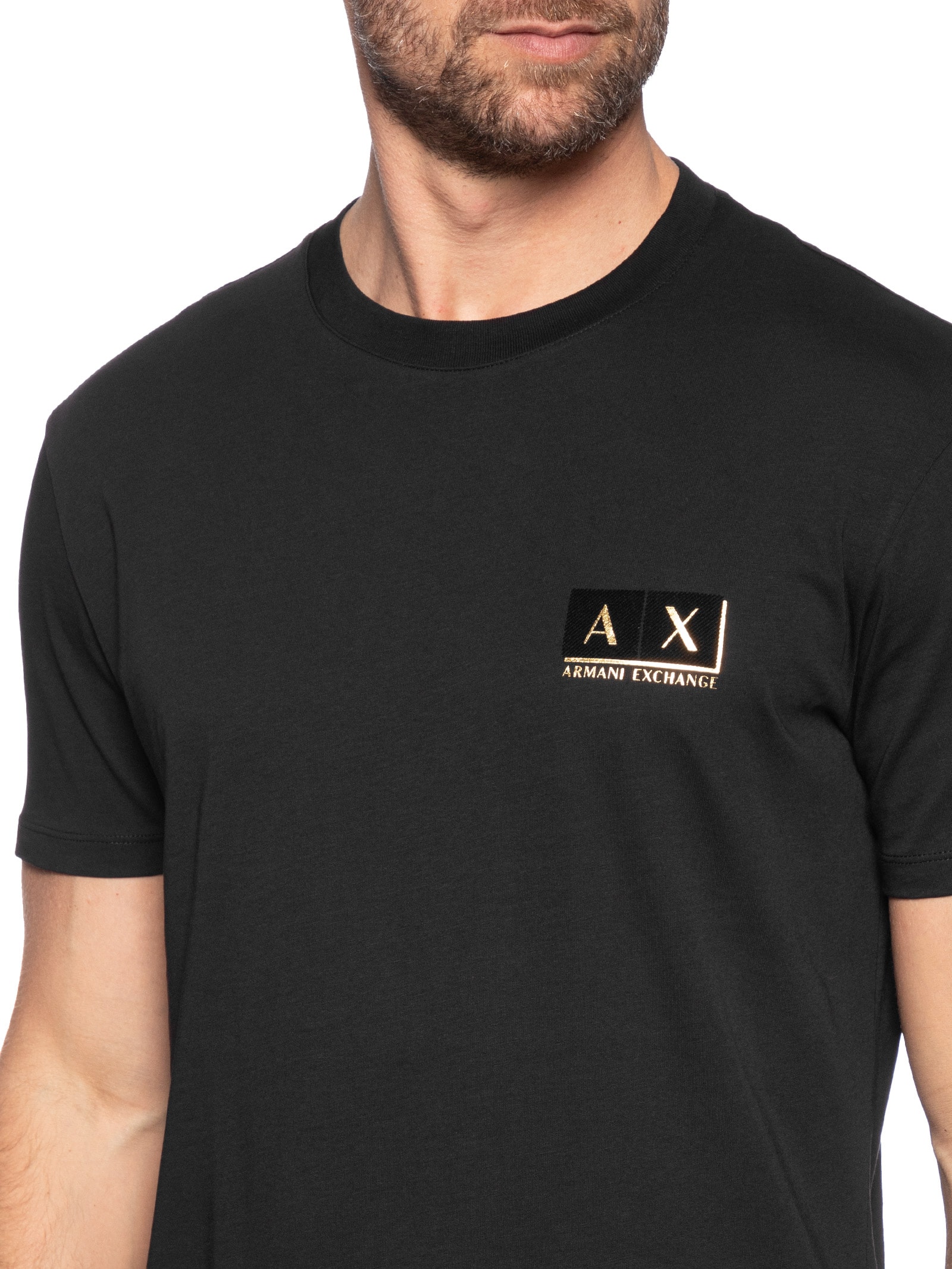 Armani Exchange - Camiseta Masculina Ramadan - Preto