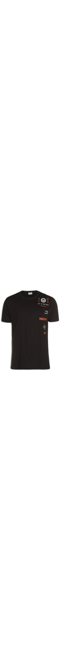 Camiseta Masculina Rebelion - Preto