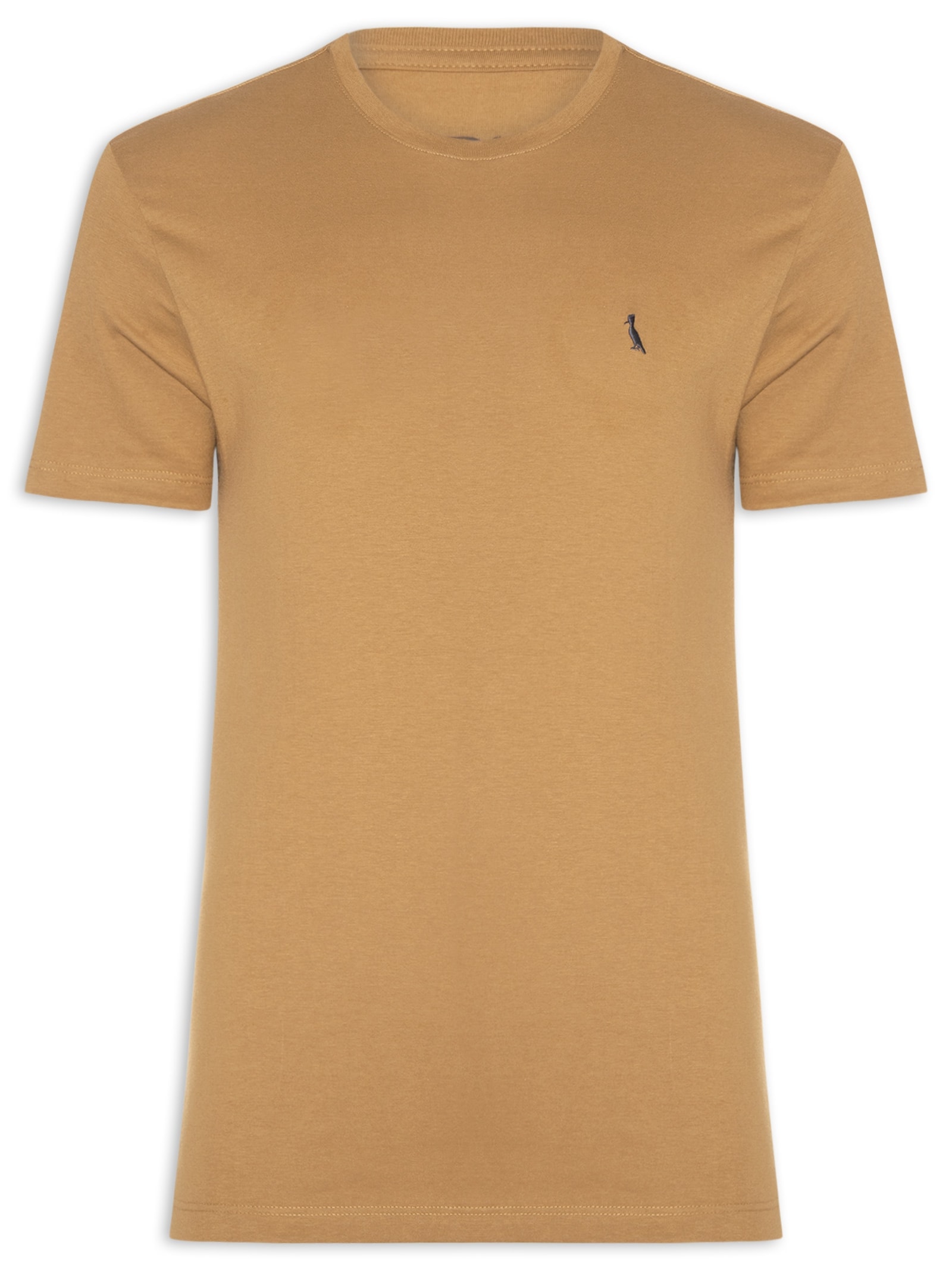 Camiseta Masculina Regular Careca Marrom  Reserva