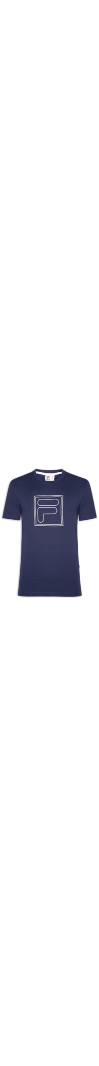 Camiseta Masculina Regular Classic Outline - Azul