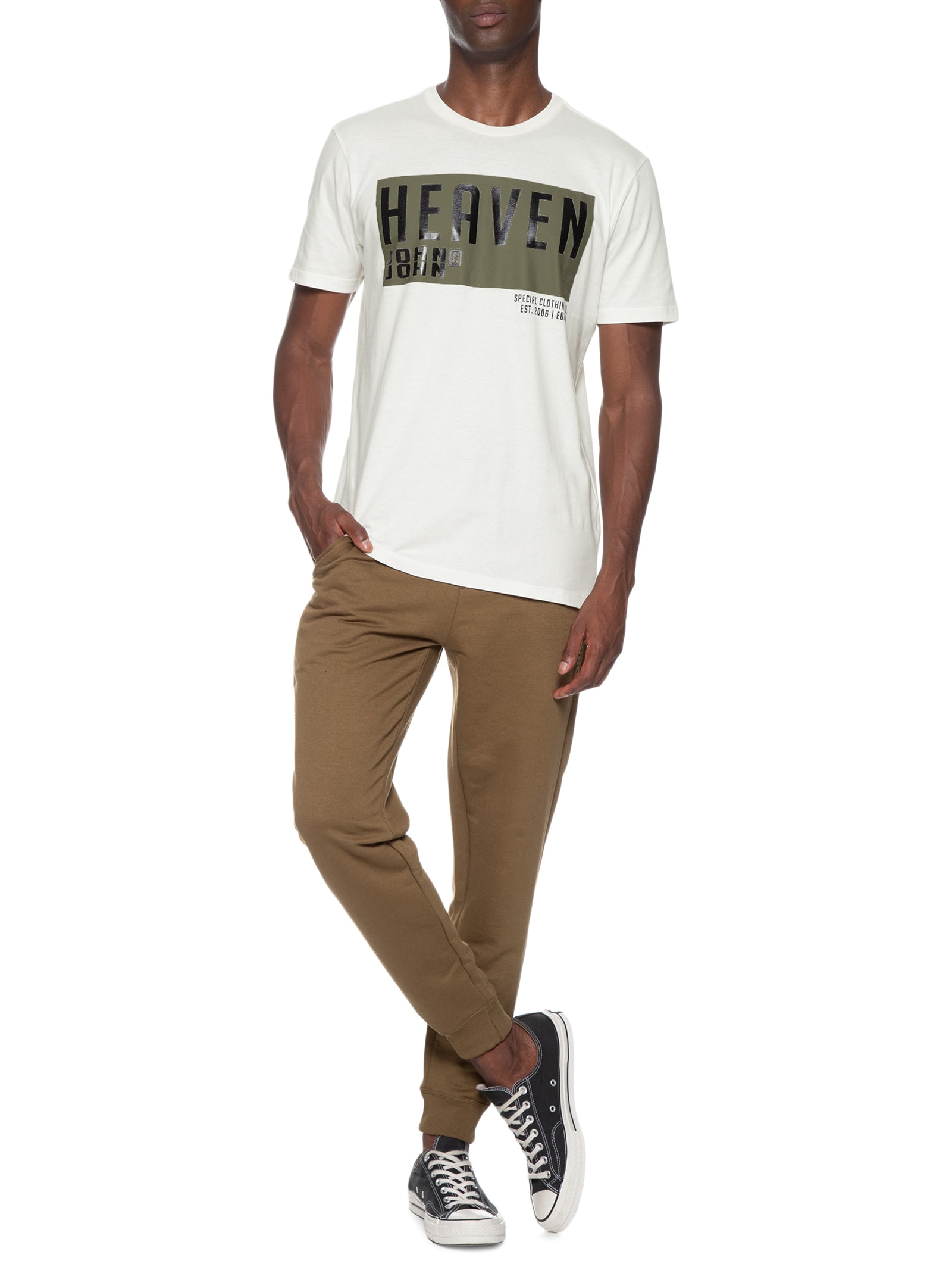 Camiseta Masculina Regular Clothing Off White John John