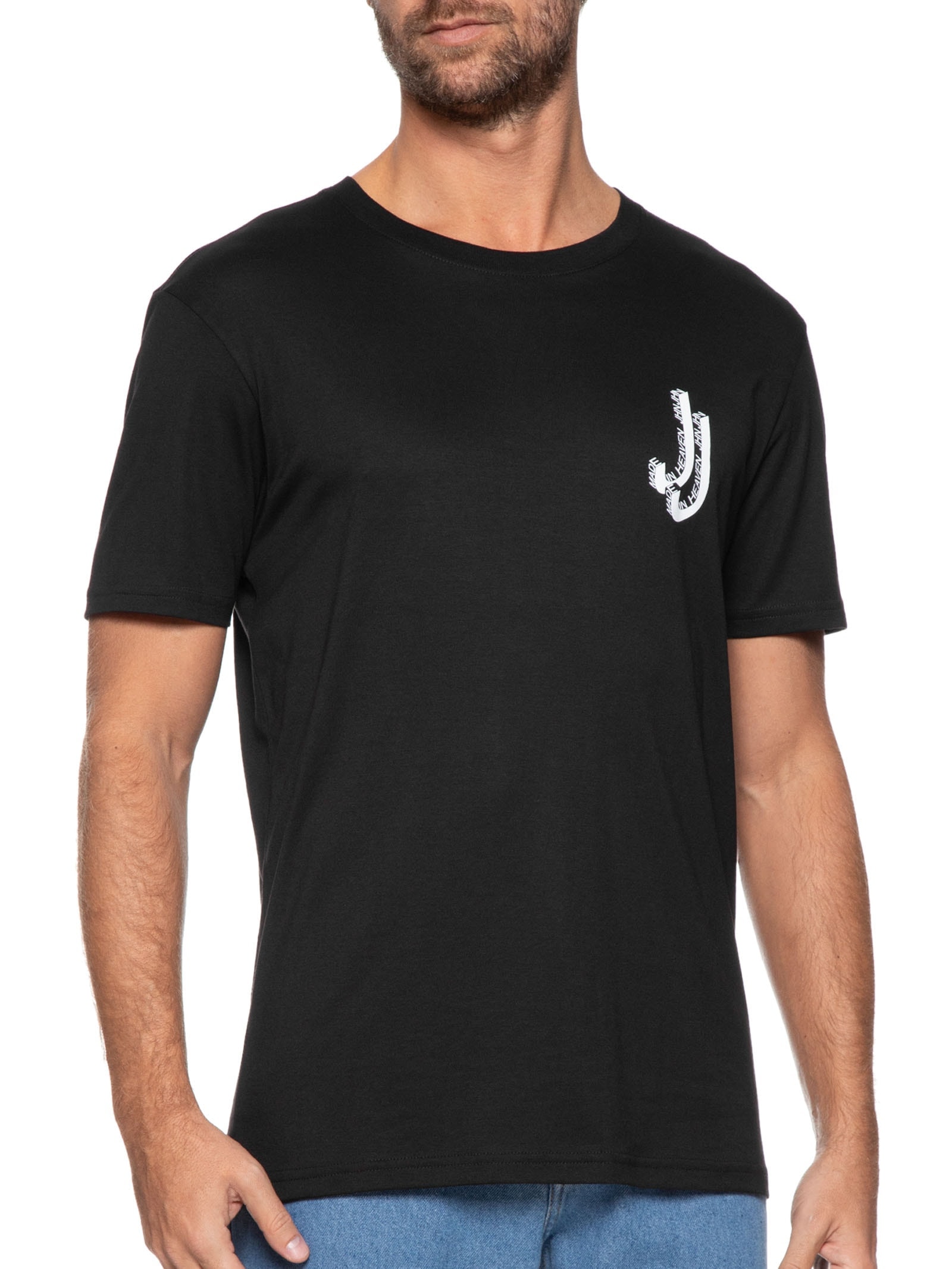 Camiseta Masculina Regular Custom Preto John John