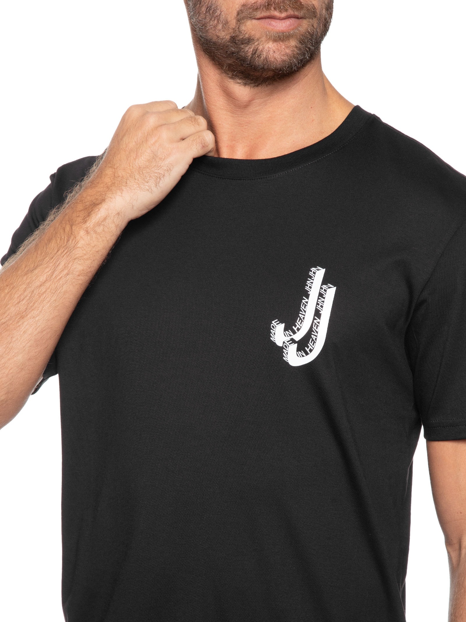 Camiseta Masculina Regular Custom Preto John John