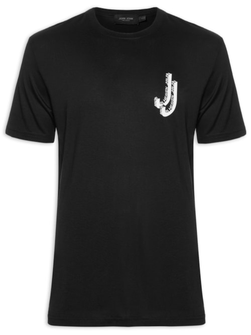 Camiseta Masculina Regular Custom – Preto