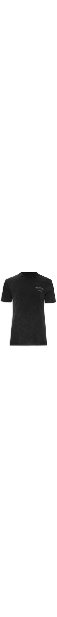 Camiseta Masculina Regular Fishes Fossil - Preto