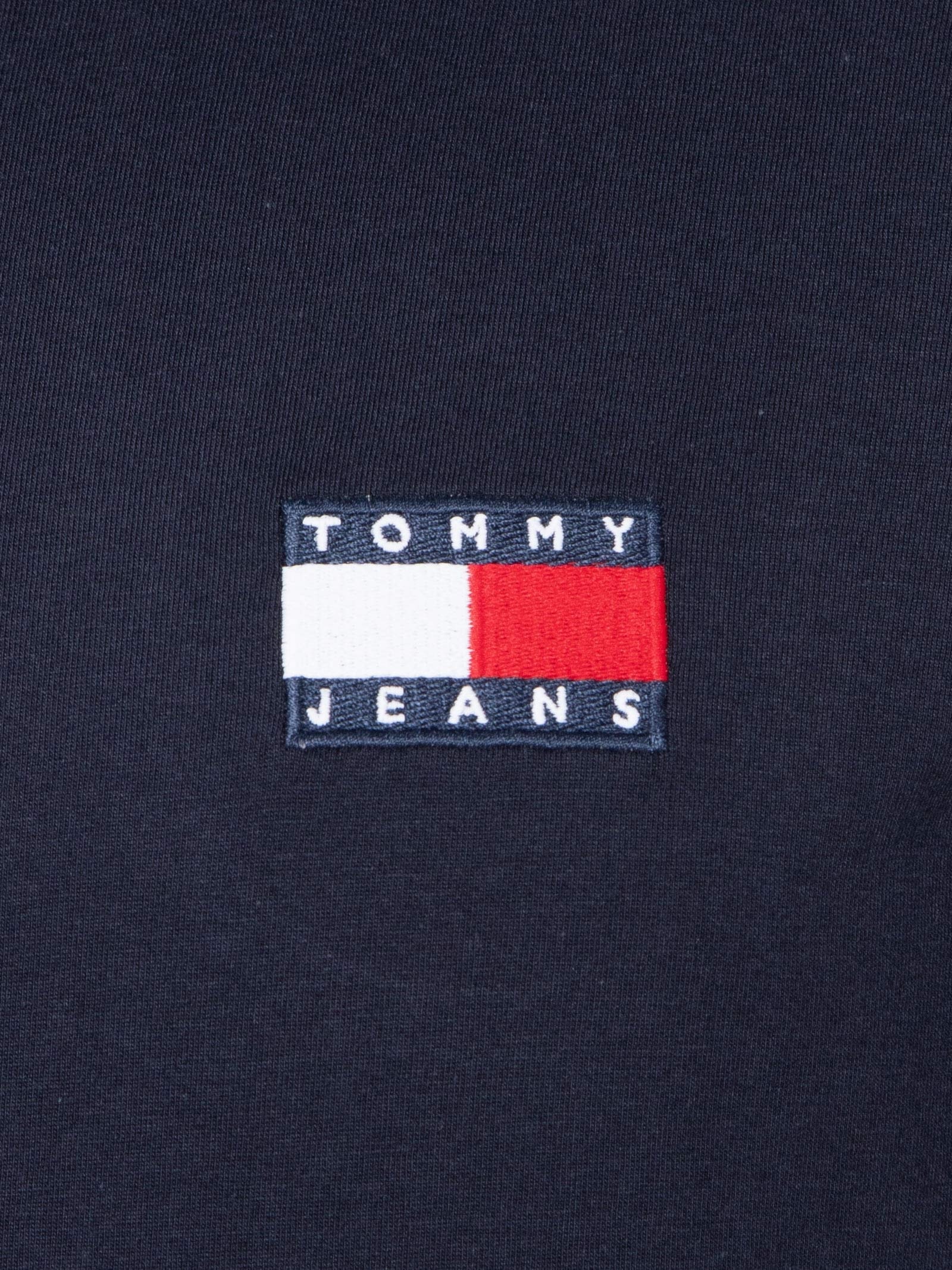 Camiseta Masculina Regular Fit Badge Bordado Azul Tommy Jeans