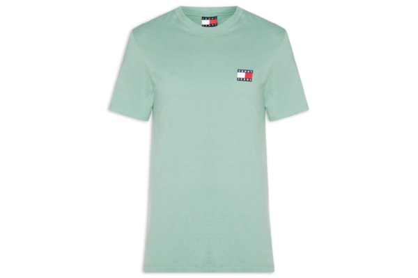 Camiseta Masculina Regular Fit Badge Bordado - Verde