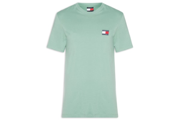 Camiseta Masculina Regular Fit Badge Bordado - Verde