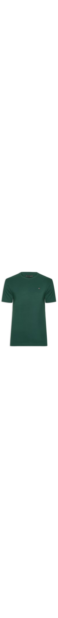 Camiseta Masculina Regular Fit Básica Em Algodão - Verde
