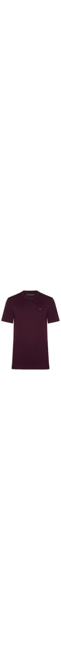 Camiseta Masculina Regular Fit Básica Em Algodão - Vermelho