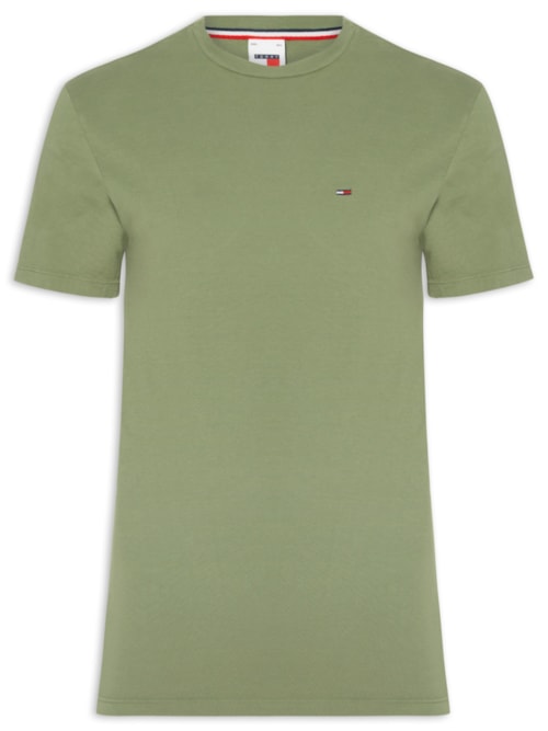 Camiseta Masculina Regular Fit Básica Jersey – Verde