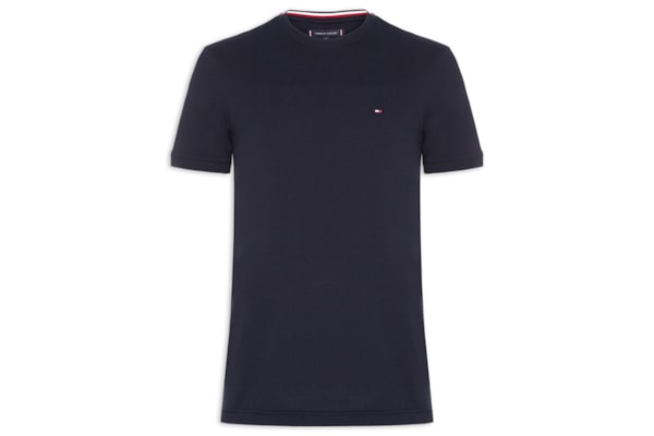Camiseta Masculina Regular Fit Básica Piquet - Azul