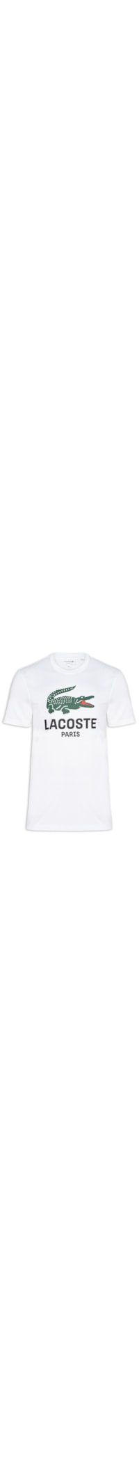 Camiseta Masculina Regular Fit Big Croco - Branco