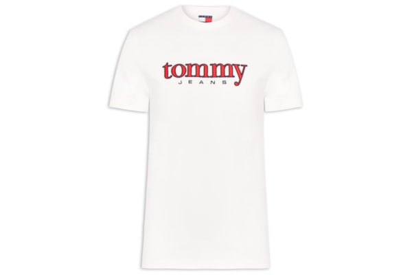 Camiseta Masculina Regular Fit Bordado Com Aplicação - Branco