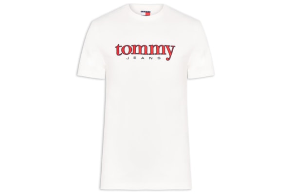 Camiseta Masculina Regular Fit Bordado Com Aplicação - Branco