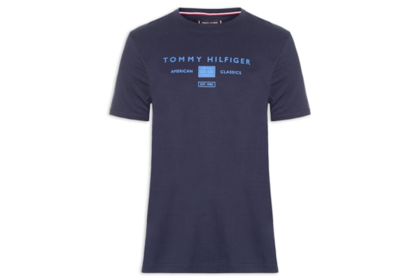 Camiseta Masculina Regular Fit Brand Love - Azul