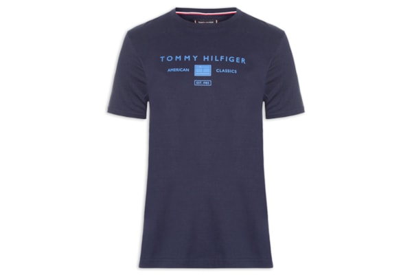 Camiseta Masculina Regular Fit Brand Love - Azul