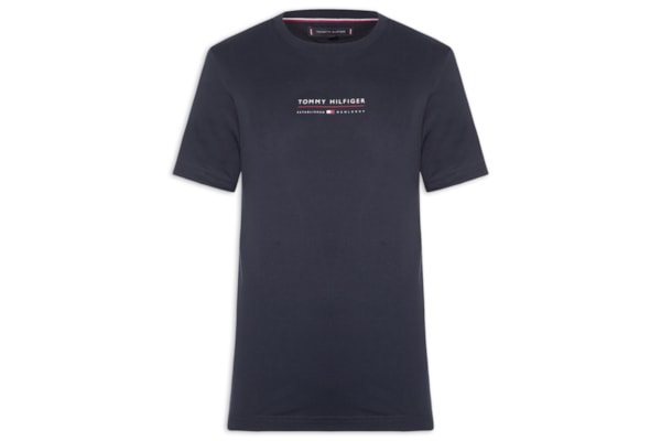 Camiseta Masculina Regular Fit Brand Love Lockup - Azul