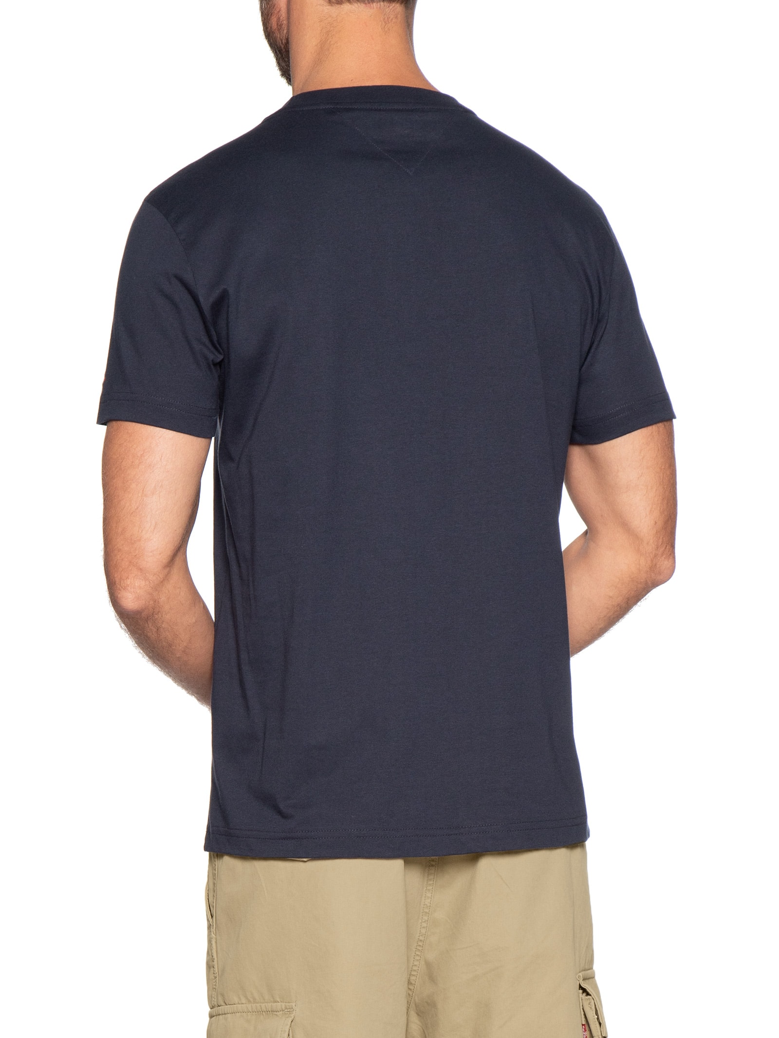 Camiseta Masculina Regular Fit Brand Love Lockup Azul Tommy Hilfiger