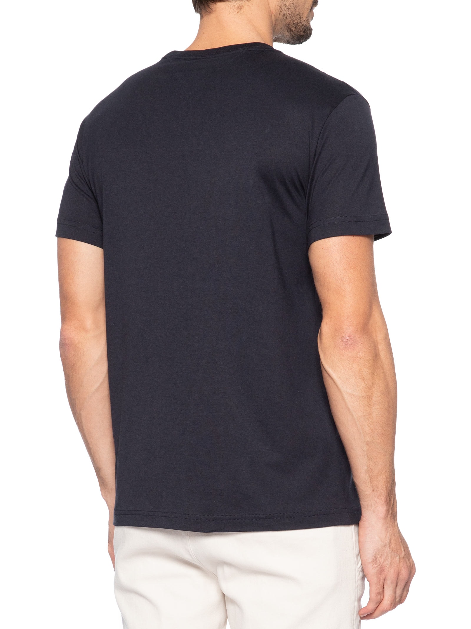 Camiseta Masculina Regular Fit C-NK Pima Cotton Azul Tommy Hilfiger