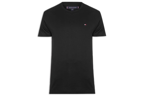 Camiseta Masculina Regular Fit C-NK Pima Cotton - Preto