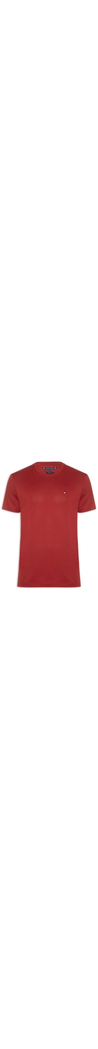 Camiseta Masculina Regular Fit C-NK Pima Cotton - Vermelho