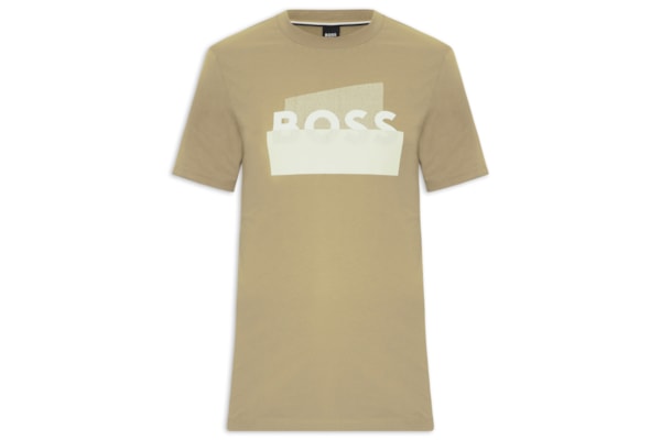 Camiseta Masculina Regular Fit C-Thompson 250 - Bege