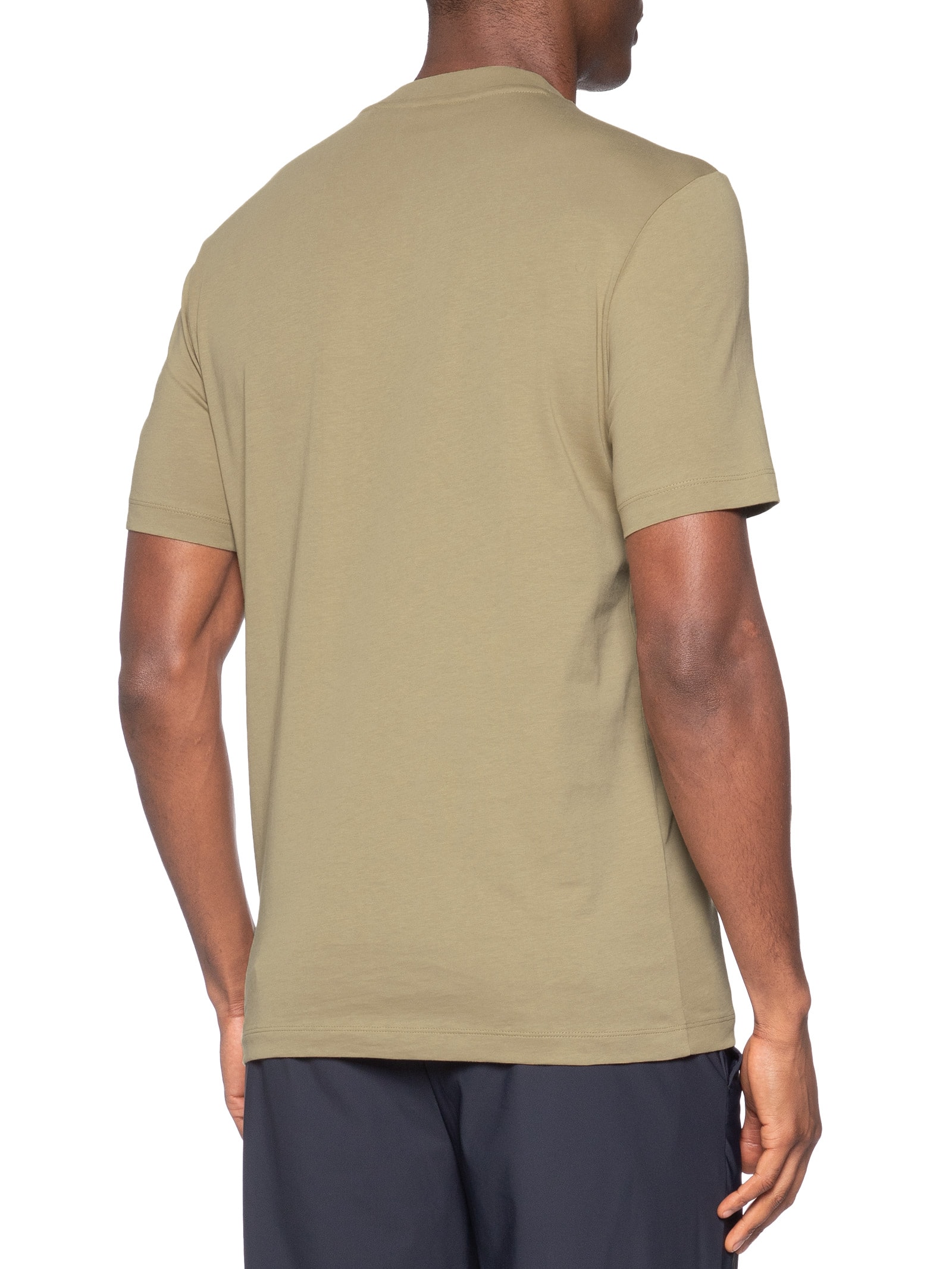 Camiseta Masculina Regular Fit C-Thompson 250 Bege Boss