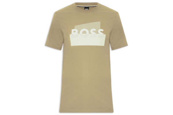 Camiseta Masculina Regular Fit C-Thompson 250 - Bege