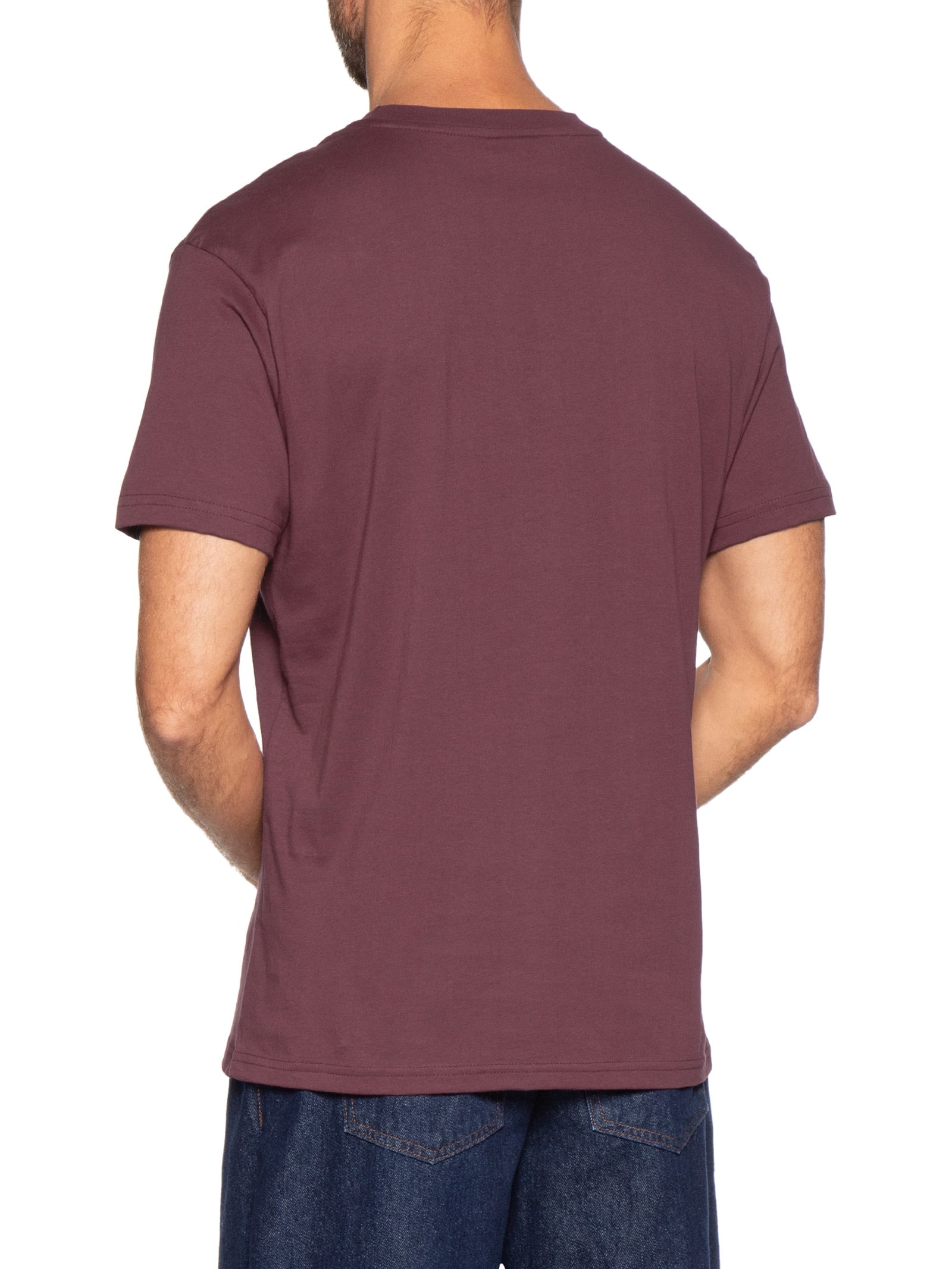 Camiseta Masculina Regular Fit com Logo Vermelho Tommy Jeans