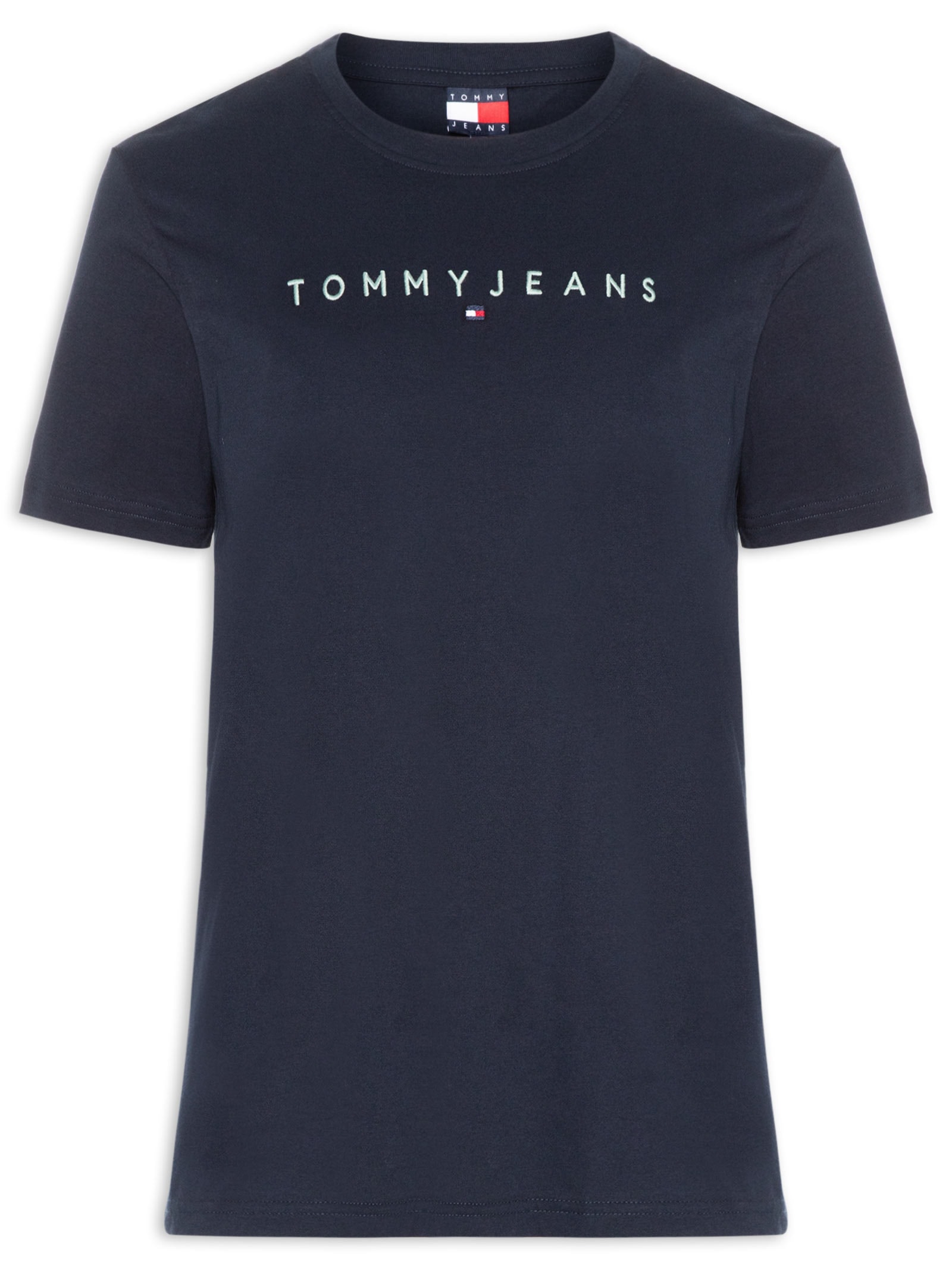Camiseta Masculina Regular Fit com Logo – Azul Tommy Jeans