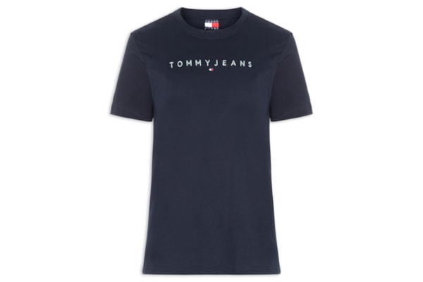 Camiseta Masculina Regular Fit com Logo – Azul