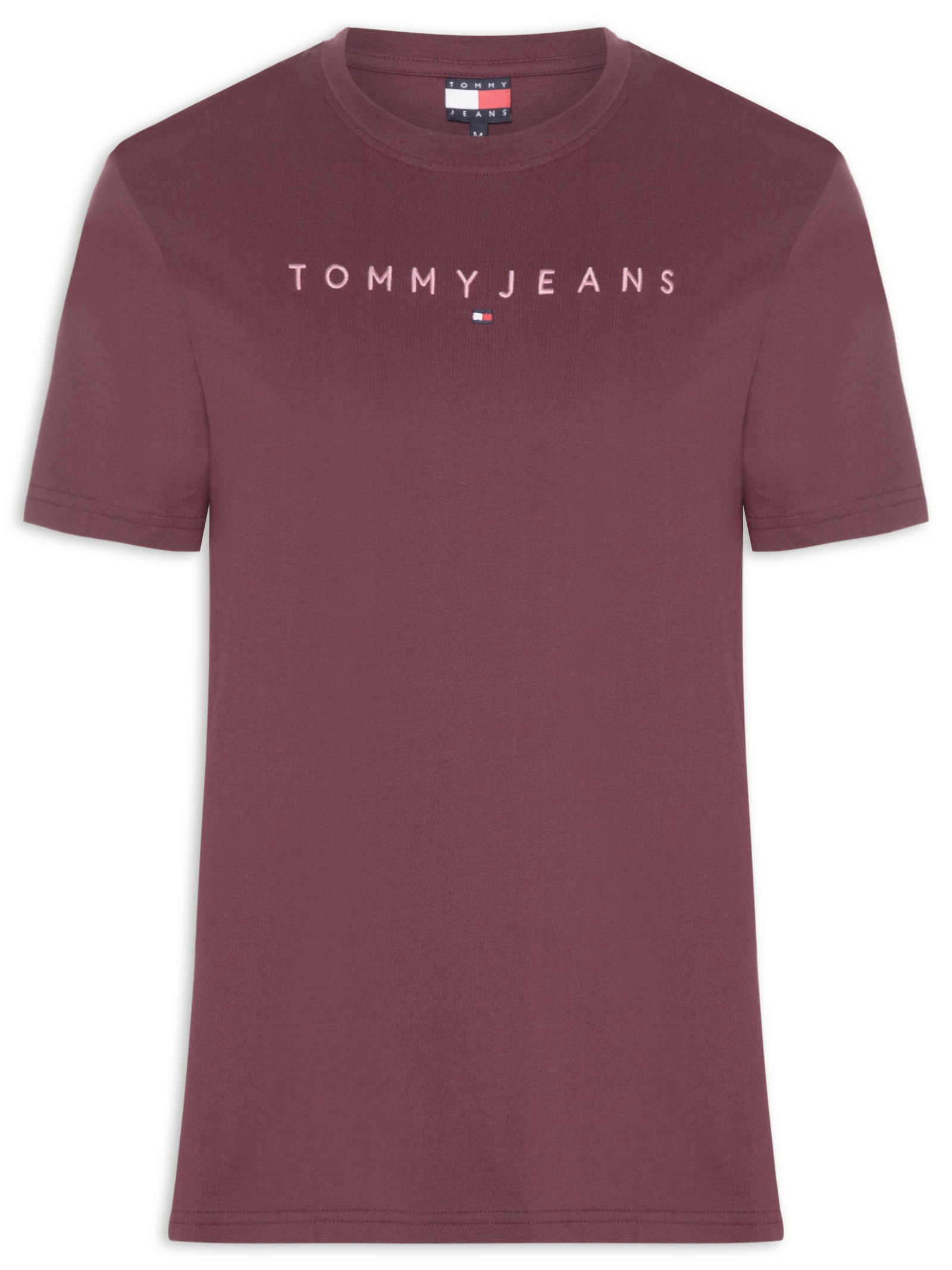 Camiseta Masculina Regular Fit com Logo – Vermelho Tommy Jeans