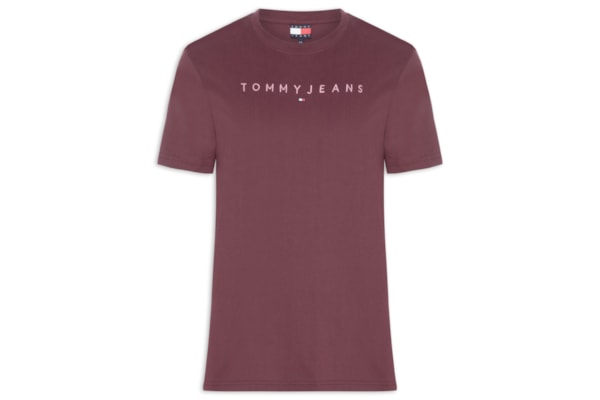 Camiseta Masculina Regular Fit com Logo – Vermelho