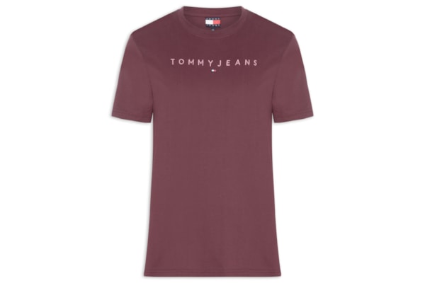 Camiseta Masculina Regular Fit com Logo – Vermelho