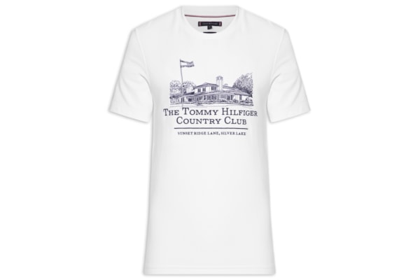 Camiseta Masculina Regular Fit Country Club – Branco