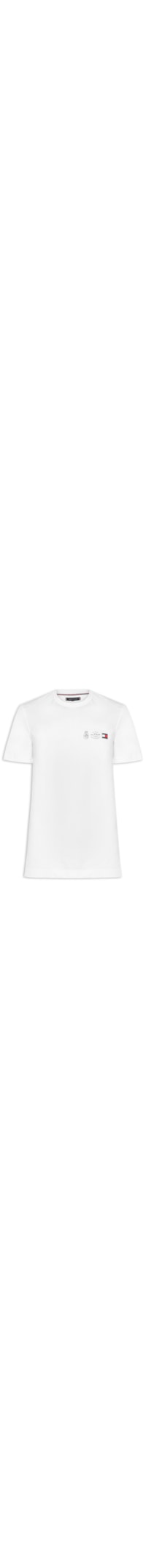 Camiseta Masculina Regular Fit Crest Out - Branco
