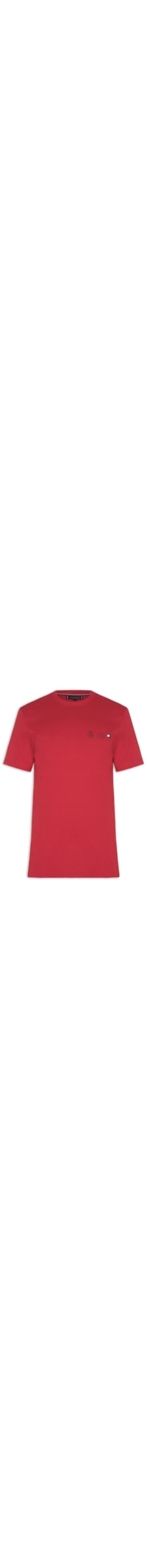 Camiseta Masculina Regular Fit Crest Out - Vermelho