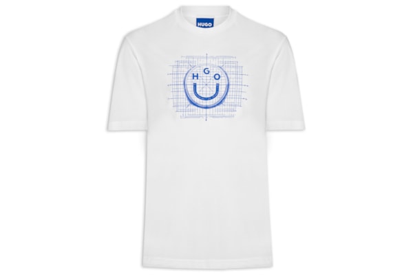 Camiseta Masculina Regular Fit Crew Neck Namerix - Branco