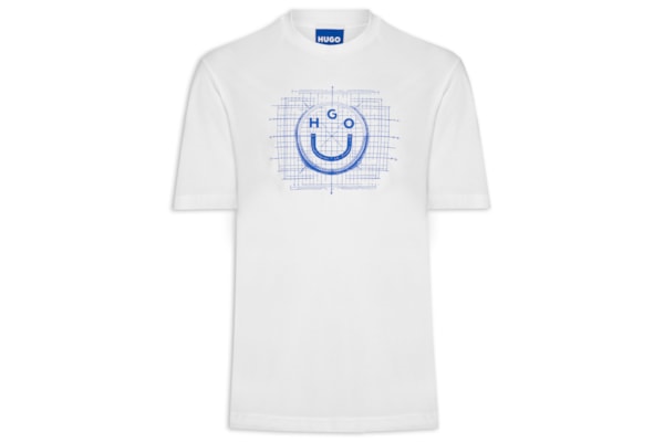 Camiseta Masculina Regular Fit Crew Neck Namerix - Branco