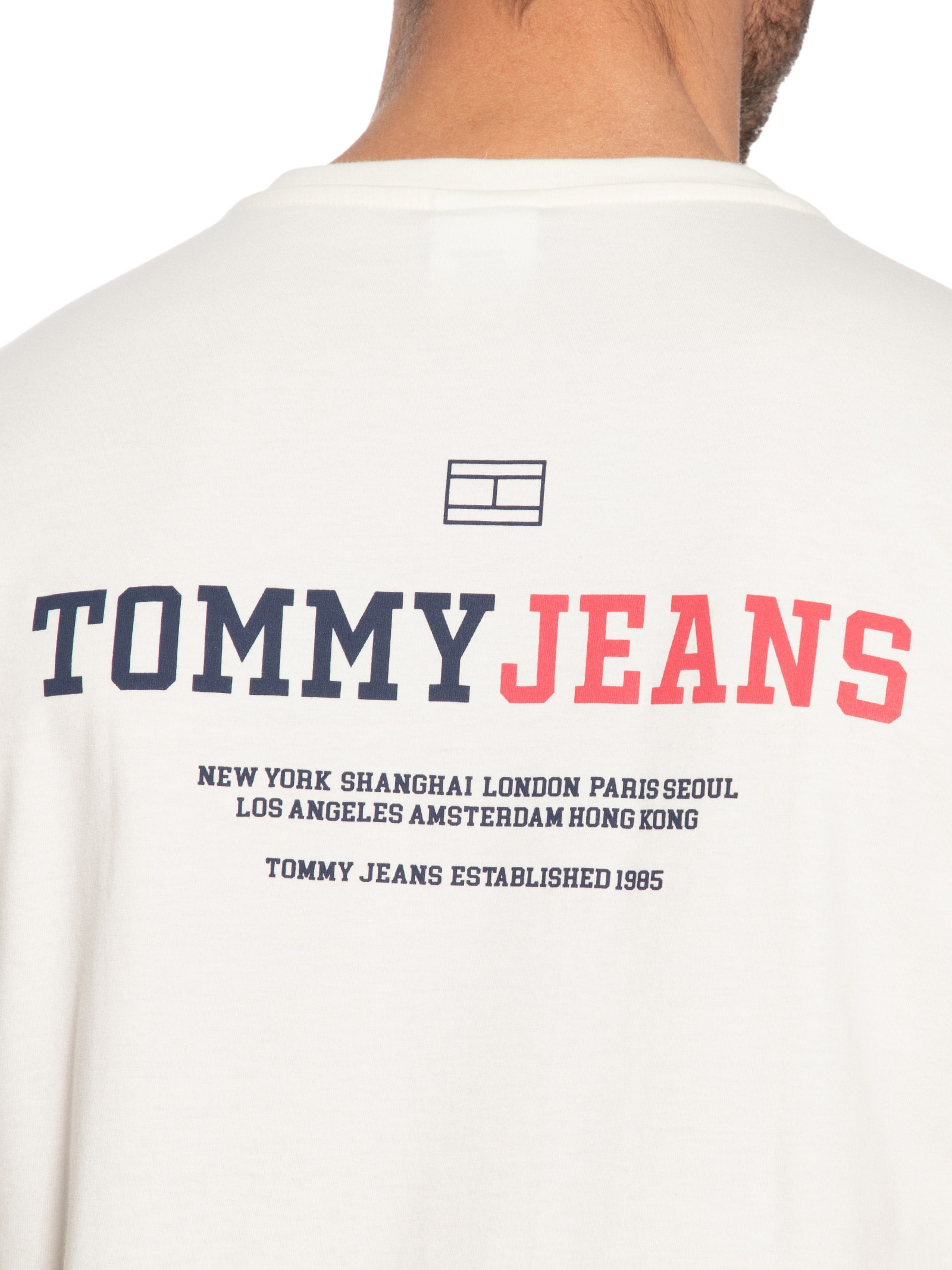 Camiseta Masculina Regular Fit Dna Graphic Off White Tommy Jeans