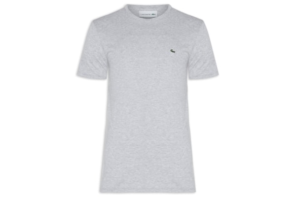 Camiseta Masculina Regular Fit Em Algodão Pima - Cinza