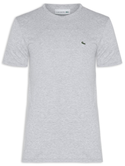Camiseta Masculina Regular Fit Em Algodão Pima – Cinza