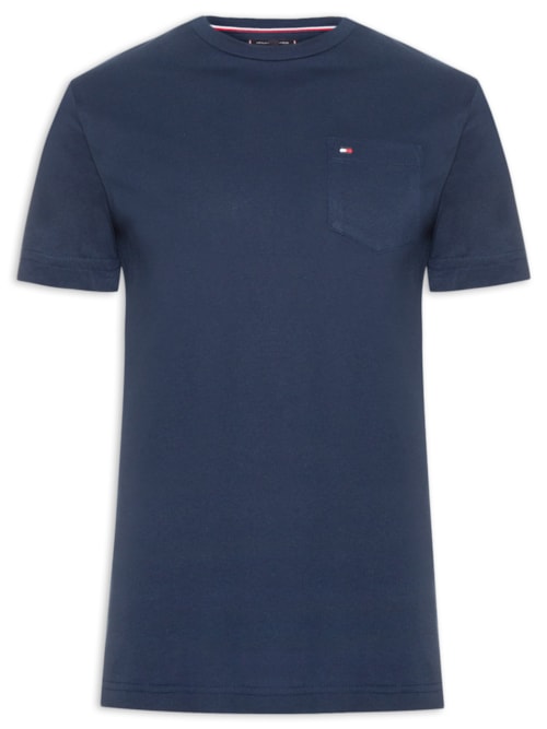 Camiseta Masculina Regular Fit Essential – Azul