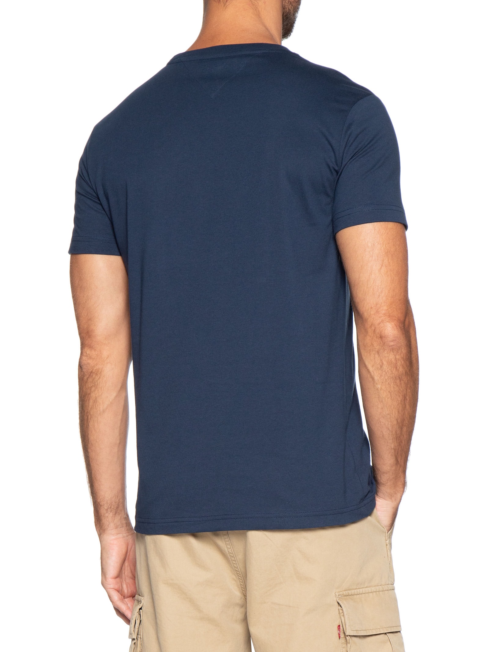 Camiseta Masculina Regular Fit Essential Azul Tommy Hilfiger
