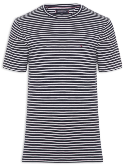 Camiseta Masculina Regular Fit Essential Listrada – Azul