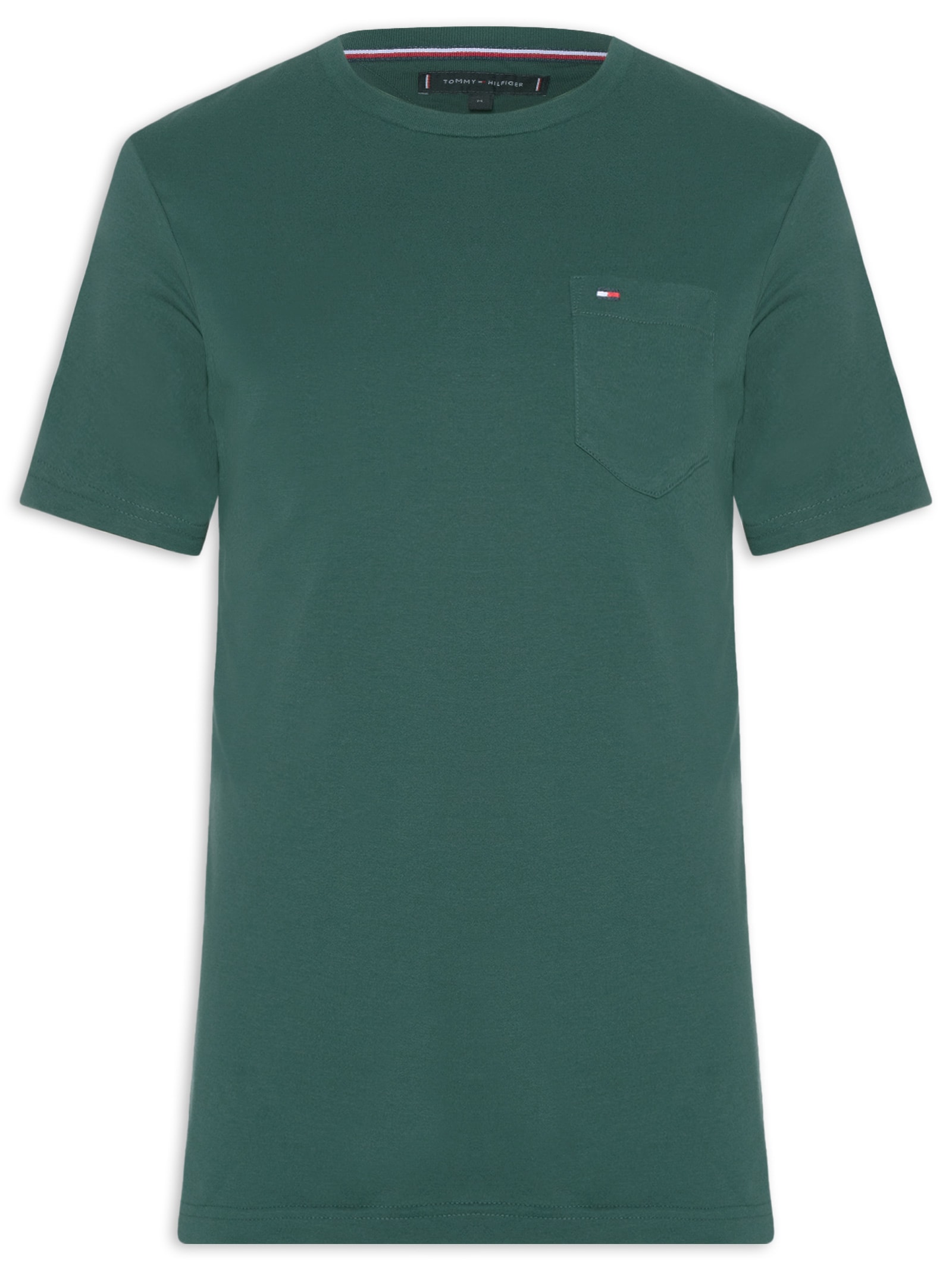 Camiseta Masculina Regular Fit Essential Verde Tommy Hilfiger