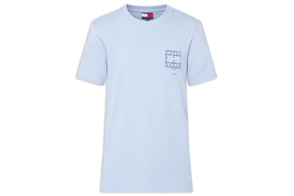 Camiseta Masculina Regular Fit Estampa Sign Spray – Azul