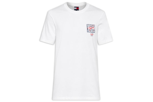 Camiseta Masculina Regular Fit Estampa Sign Spray – Branco